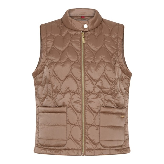 Micha Bodywarmer 106310 hartjes Nougat Micha Bodywarmer 106310 hartjes Nougat